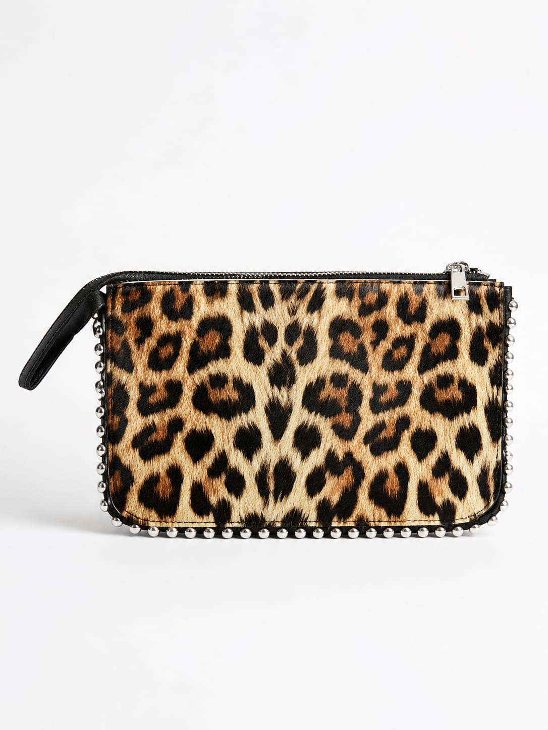 ZENA KAHVERENGİ LEOPAR DESENLİ CLUTCH ÇANTA