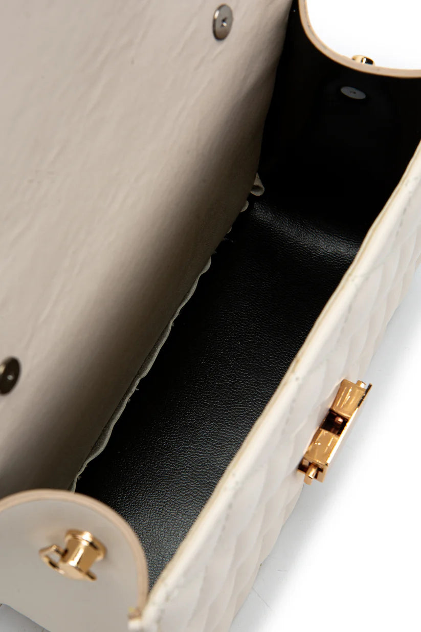 BONA Gold Zincir Charm Detaylı El Çantası